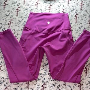 Lululemon Athletica Hot Pink Leggings